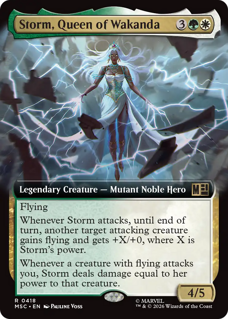 Storm, Queen of Wakanda (Extended Art) [Marvel Super Heroes Commander] | Mega City Incorporated