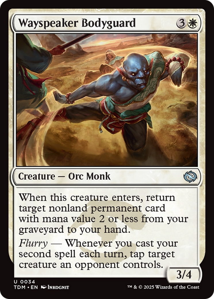 Wayspeaker Bodyguard [Tarkir: Dragonstorm] | Mega City Incorporated