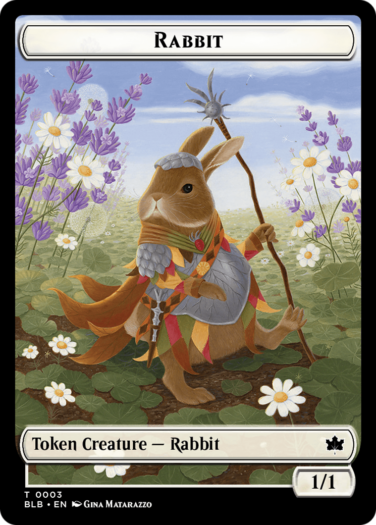 Rabbit // Rabbit Double-Sided Token [Bloomburrow Tokens] | Mega City Incorporated