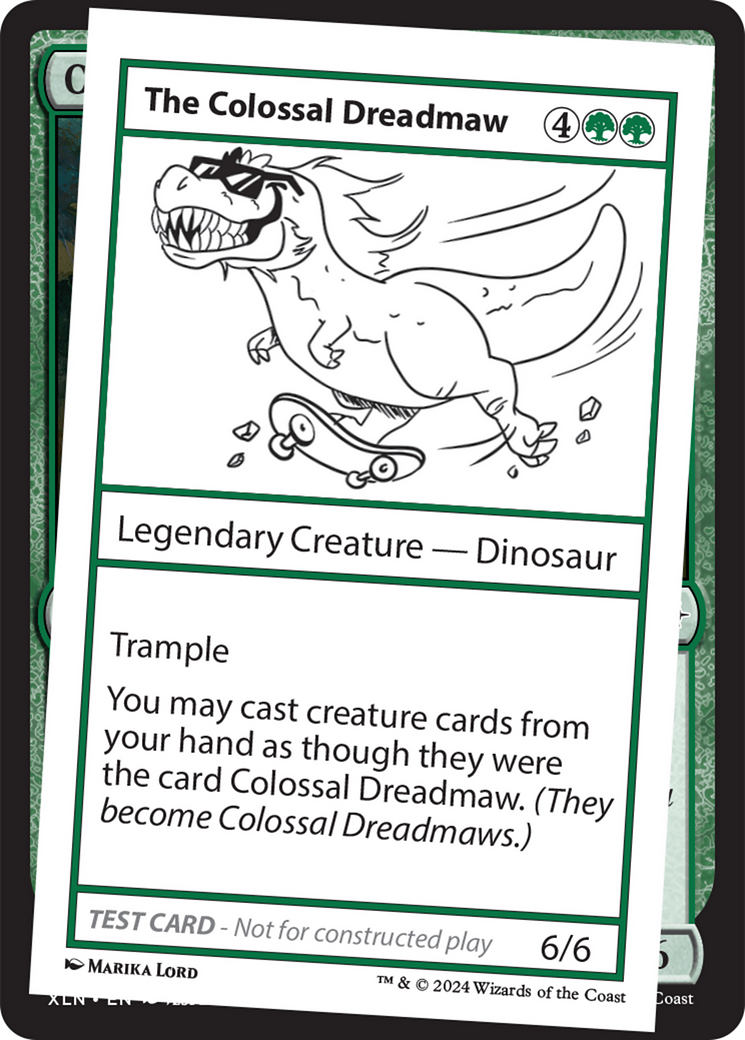 The Colossal Dreadmaw [Mystery Booster 2 Playtest Cards] | Mega City Incorporated