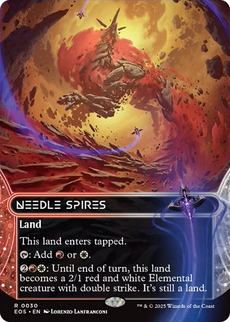 Needle Spires (0030) (Borderless) [Edge of Eternities: Stellar Sights] | Mega City Incorporated