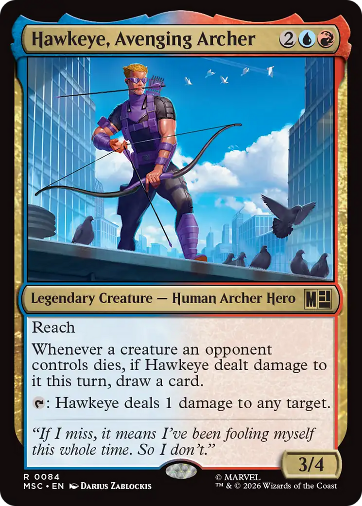 Hawkeye, Avenging Archer [Marvel Super Heroes Commander] | Mega City Incorporated