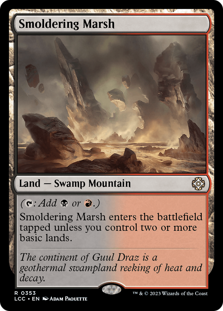 Smoldering Marsh [The Lost Caverns of Ixalan Commander] | Mega City Incorporated