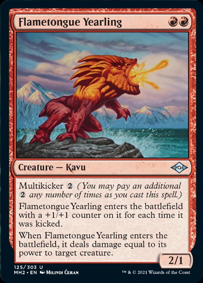 Flametongue Yearling [Modern Horizons 2] | Mega City Incorporated