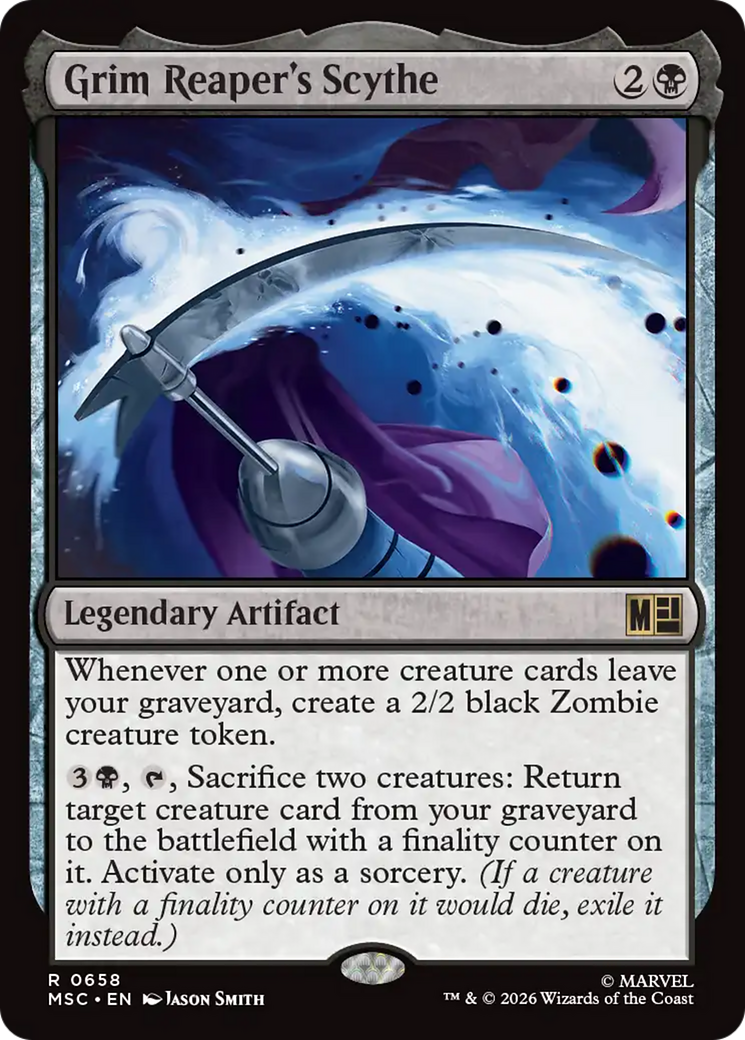 Grim Reaper's Scythe [Marvel Super Heroes Commander] | Mega City Incorporated