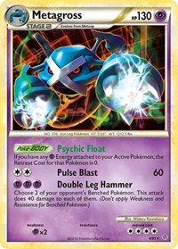 Metagross (4/95) (Cracked Ice Holo) (Theme Deck Exclusive) [HeartGold & SoulSilver: Unleashed] | Mega City Incorporated