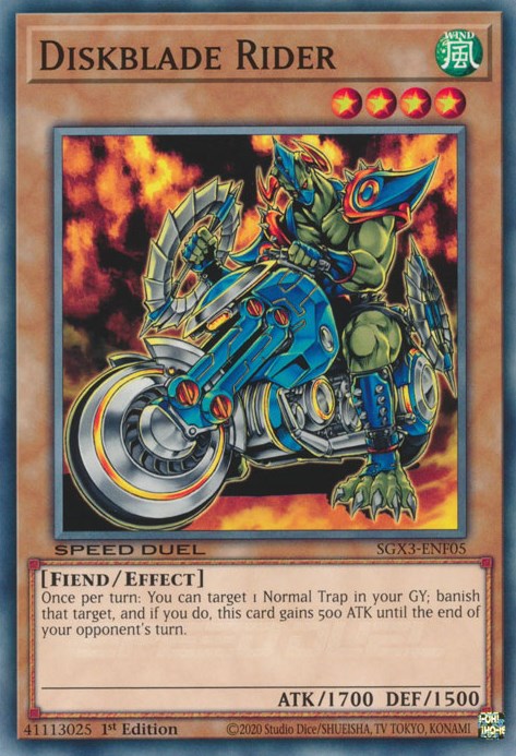 Diskblade Rider [SGX3-ENF05] Common | Mega City Incorporated