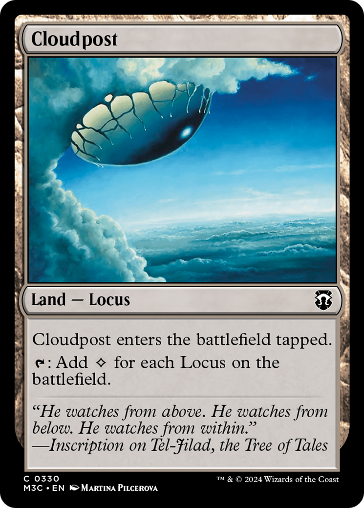 Cloudpost (Ripple Foil) [Modern Horizons 3 Commander] | Mega City Incorporated