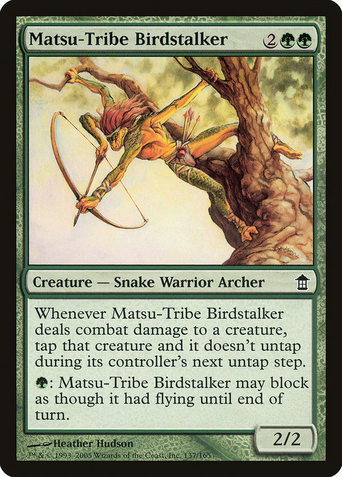 Matsu-Tribe Birdstalker [Saviors of Kamigawa] | Mega City Incorporated