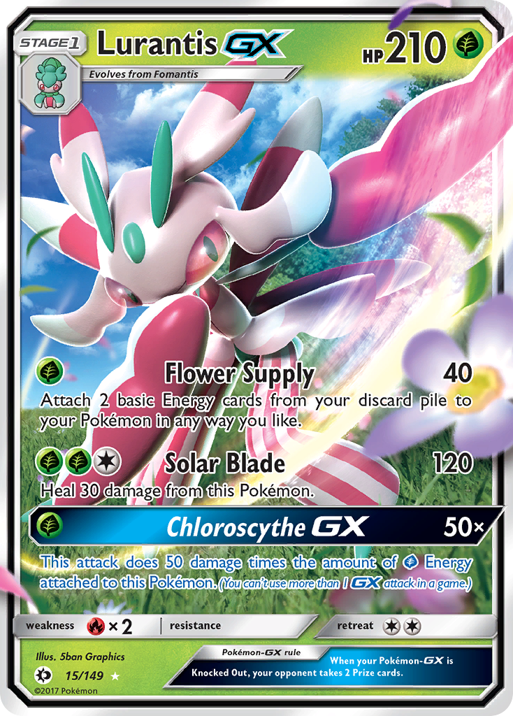 Lurantis GX (15/149) [Sun & Moon: Base Set] | Mega City Incorporated