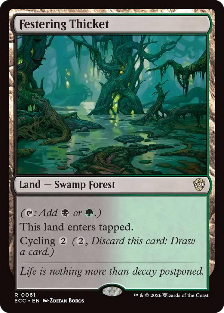 Festering Thicket [Lorwyn Eclipsed Commander] | Mega City Incorporated