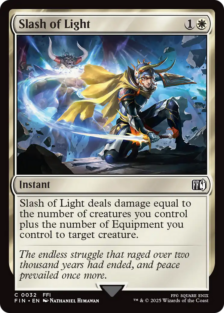 Slash of Light [FINAL FANTASY] | Mega City Incorporated