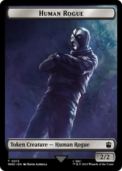 Human Rogue // Beast Double-Sided Token [Doctor Who Tokens] | Mega City Incorporated