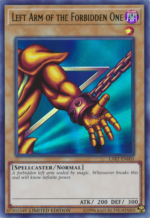 Left Arm of the Forbidden One [LART-EN005] Ultra Rare | Mega City Incorporated