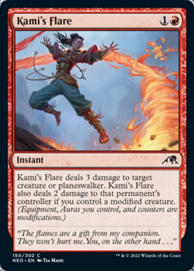 Kami's Flare [Kamigawa: Neon Dynasty] | Mega City Incorporated