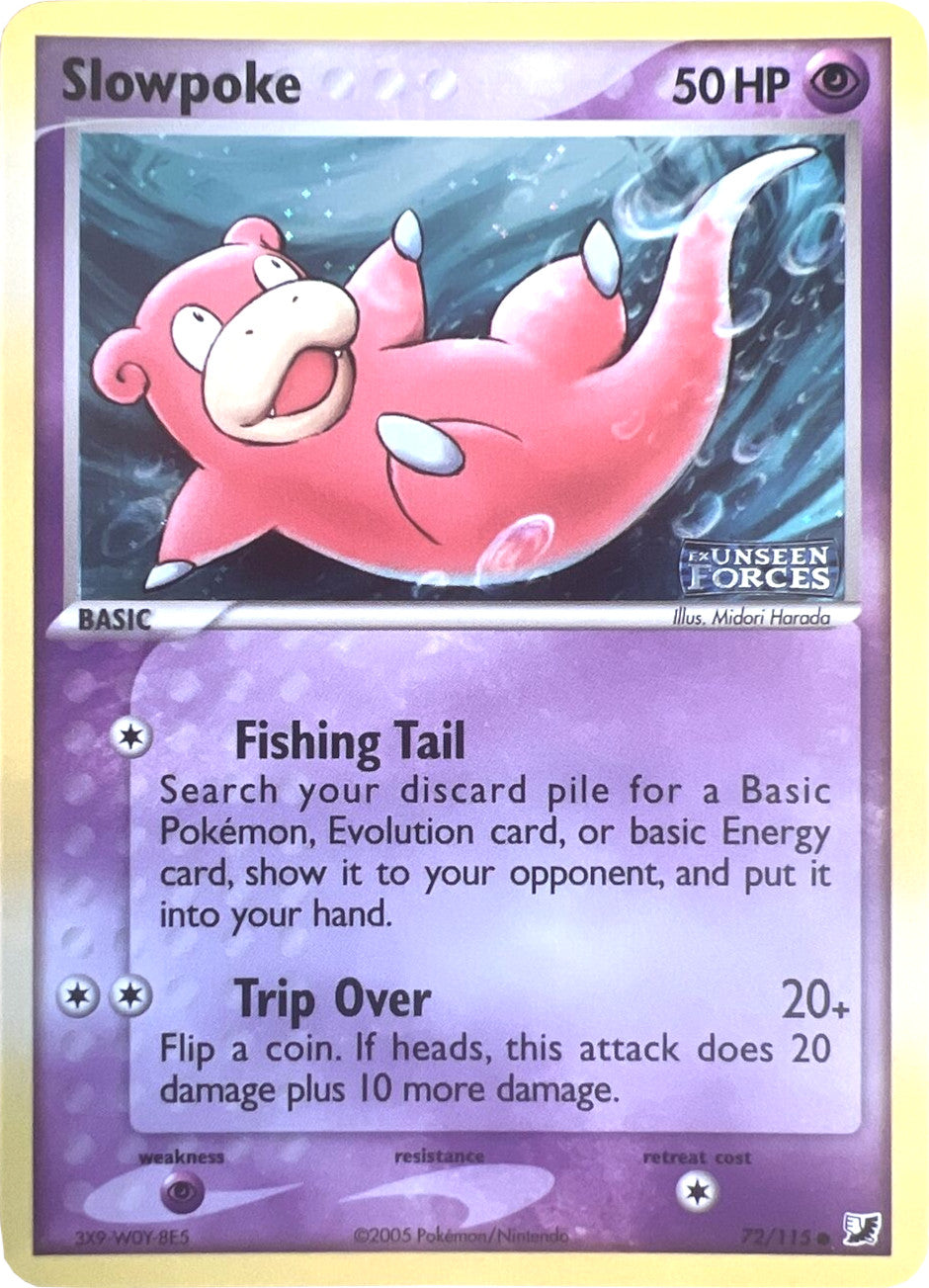 Slowpoke (72/115) (Stamped) [EX: Unseen Forces] | Mega City Incorporated