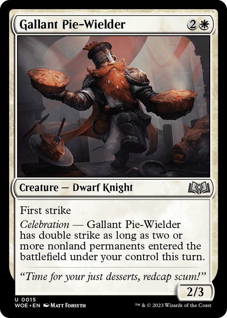 Gallant Pie-Wielder [Wilds of Eldraine] | Mega City Incorporated