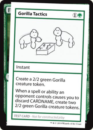 Gorilla Tactics (2021 Edition) [Mystery Booster Playtest Cards] | Mega City Incorporated