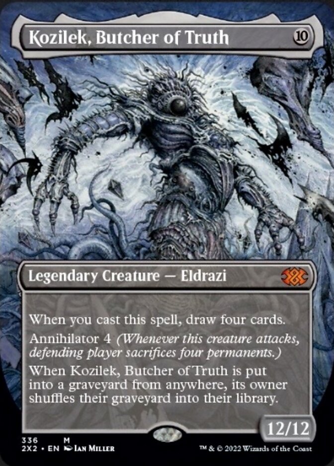 Kozilek, Butcher of Truth (Borderless Alternate Art) [Double Masters 2022] | Mega City Incorporated