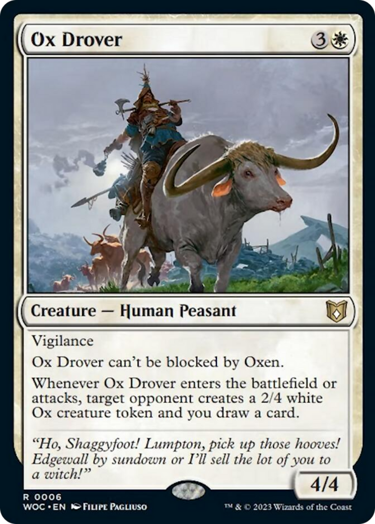 Ox Drover [Wilds of Eldraine Commander] | Mega City Incorporated