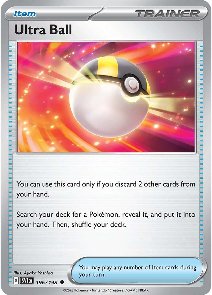 Ultra Ball (196/198) [Scarlet & Violet: Base Set] | Mega City Incorporated