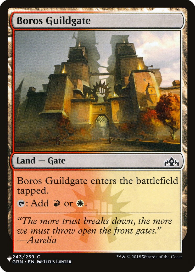 Boros Guildgate [The List] | Mega City Incorporated