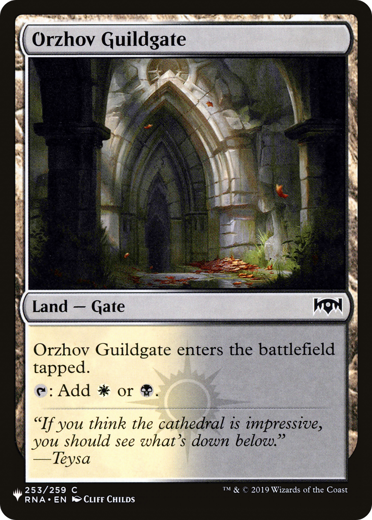 Orzhov Guildgate (253) [The List] | Mega City Incorporated
