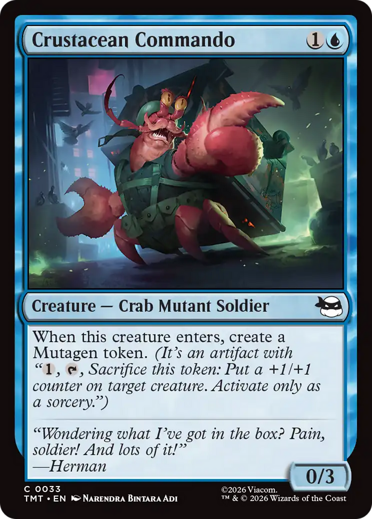 Crustacean Commando [Teenage Mutant Ninja Turtles] | Mega City Incorporated