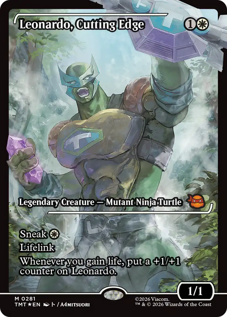 Leonardo, Cutting Edge (Showcase) [Teenage Mutant Ninja Turtles] | Mega City Incorporated