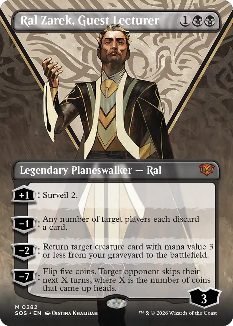 Ral Zarek, Guest Lecturer (Borderless) [Secrets of Strixhaven] | Mega City Incorporated