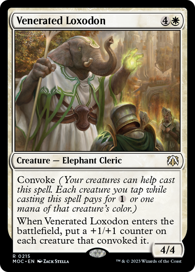 Venerated Loxodon [March of the Machine Commander] | Mega City Incorporated