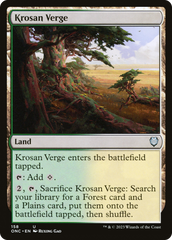 Krosan Verge [Phyrexia: All Will Be One Commander] | Mega City Incorporated