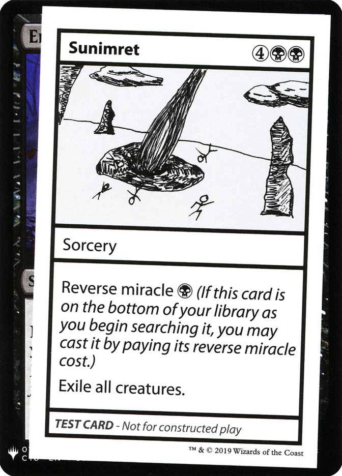 Sunimret [Mystery Booster Playtest Cards] | Mega City Incorporated