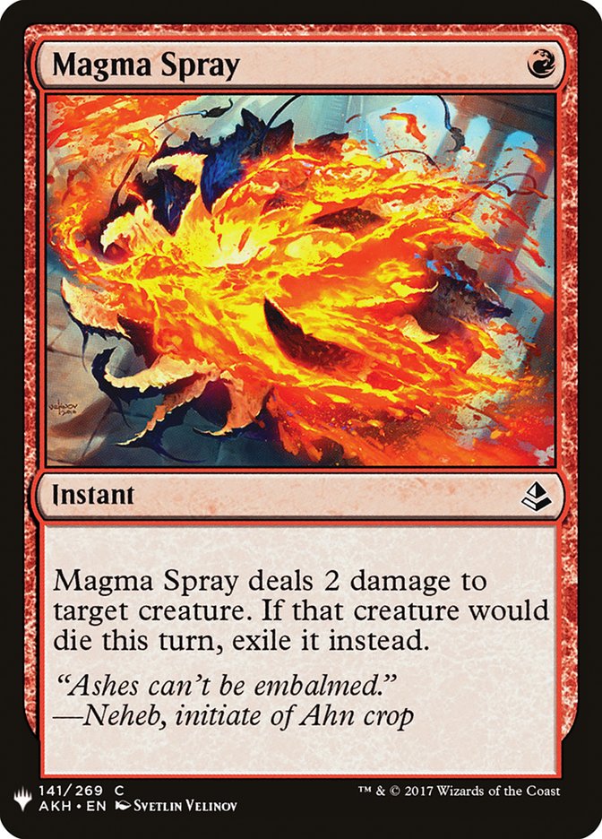 Magma Spray [Mystery Booster] | Mega City Incorporated