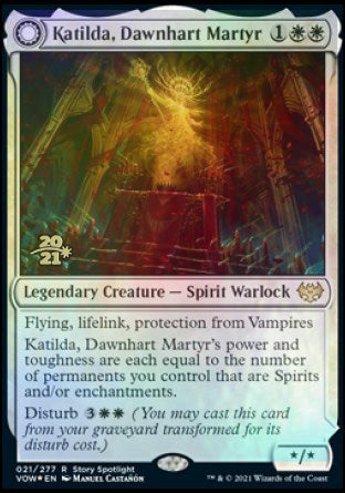 Katilda, Dawnhart Martyr // Katilda's Rising Dawn [Innistrad: Crimson Vow Prerelease Promos] | Mega City Incorporated