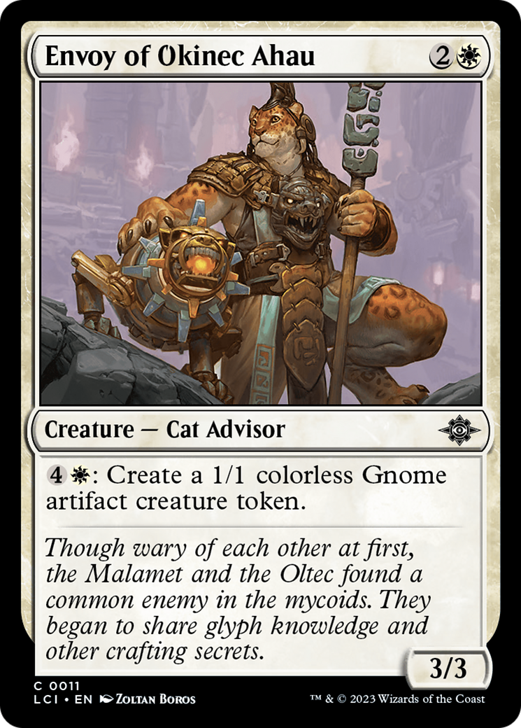 Envoy of Okinec Ahau [The Lost Caverns of Ixalan] | Mega City Incorporated