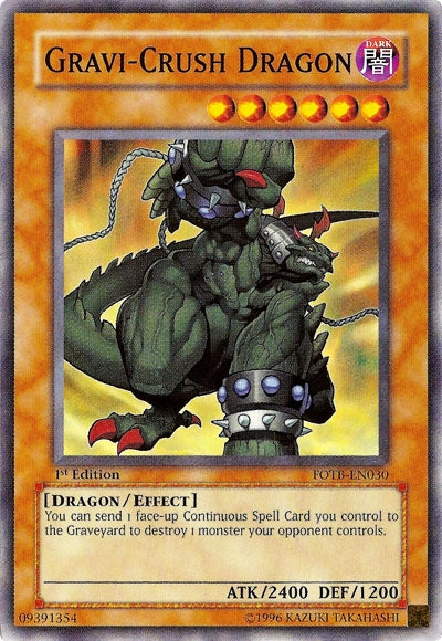 Gravi-Crush Dragon [FOTB-EN030] Common | Mega City Incorporated