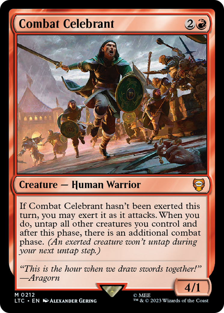 Combat Celebrant [The Lord of the Rings: Tales of Middle-Earth Commander] | Mega City Incorporated