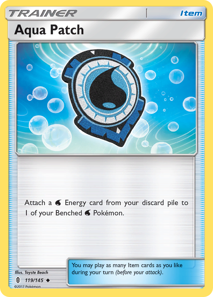 Aqua Patch (119/145) [Sun & Moon: Guardians Rising] | Mega City Incorporated