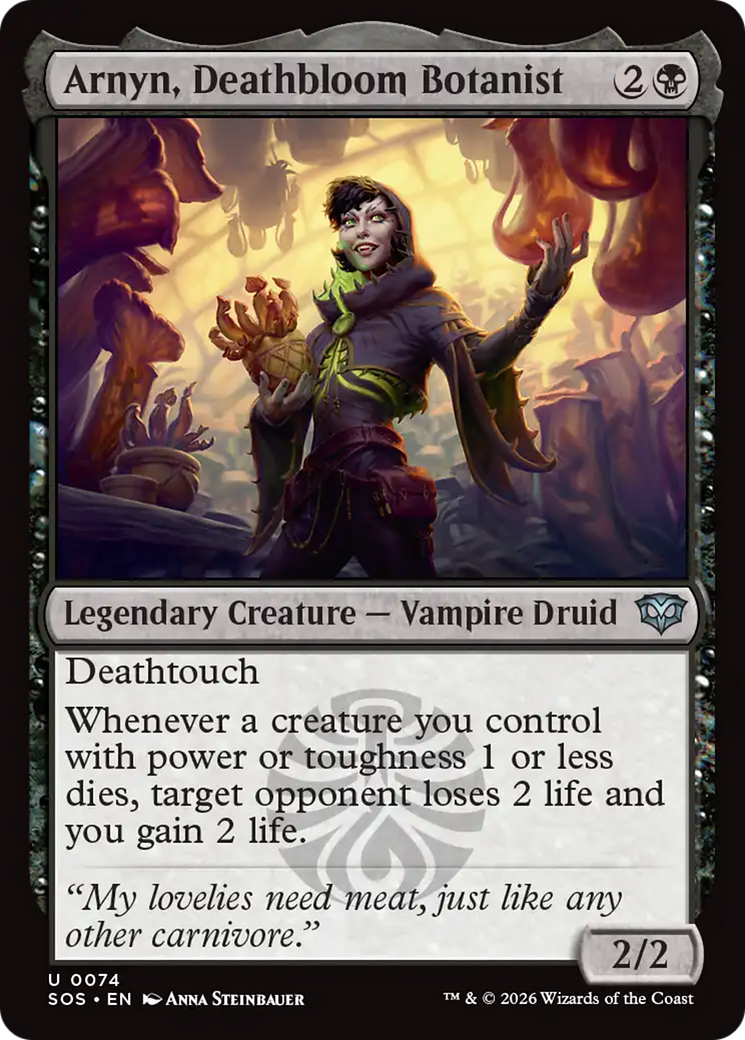 Arnyn, Deathbloom Botanist [Secrets of Strixhaven] | Mega City Incorporated