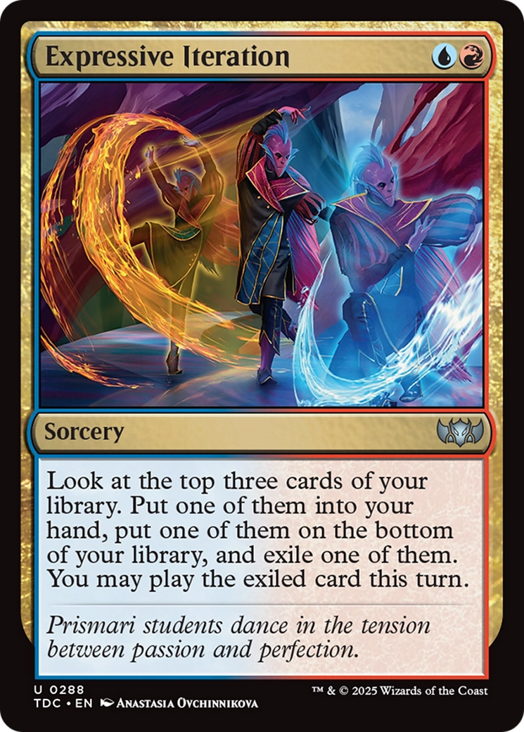 Expressive Iteration [Tarkir: Dragonstorm Commander] | Mega City Incorporated