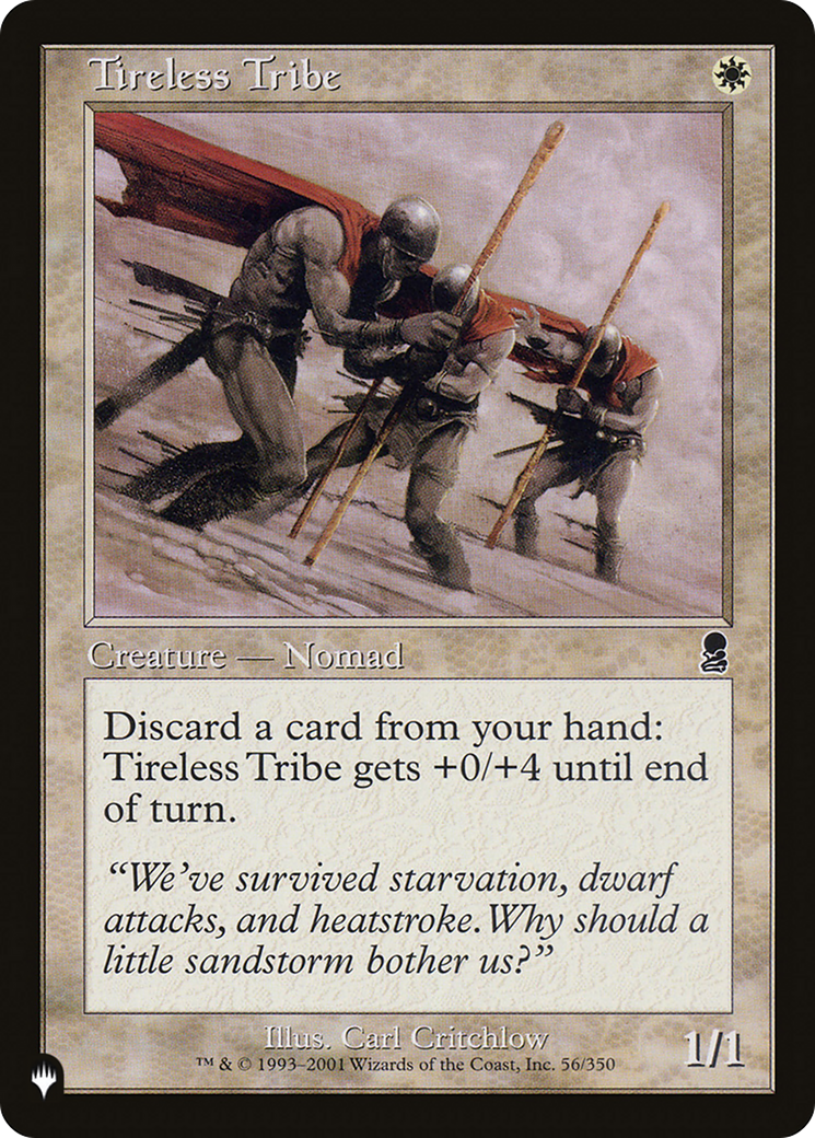 Tireless Tribe [The List] | Mega City Incorporated