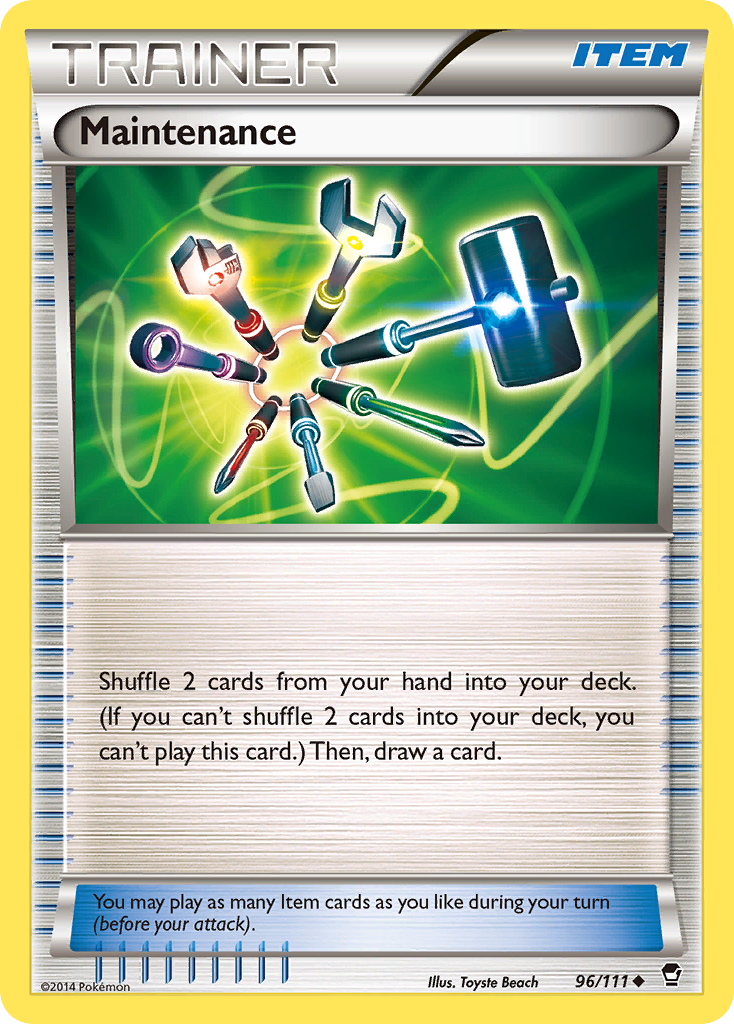Maintenance (96/111) [XY: Furious Fists] | Mega City Incorporated