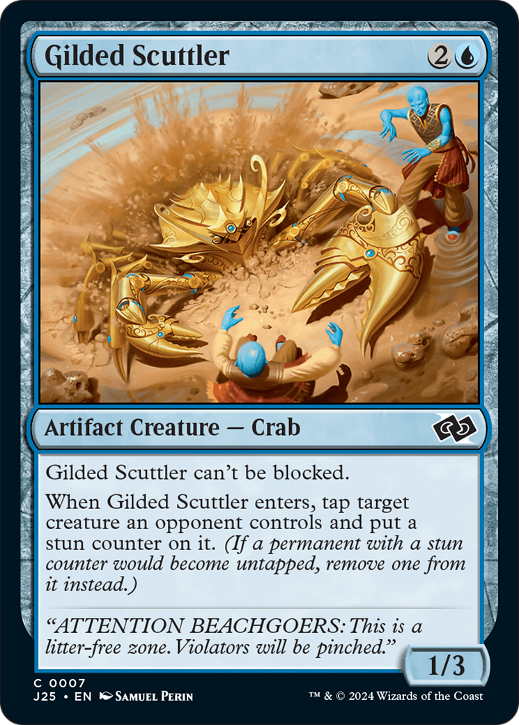 Gilded Scuttler [Foundations Jumpstart] | Mega City Incorporated