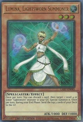 Lumina, Lightsworn Summoner [LART-EN045] Ultra Rare | Mega City Incorporated