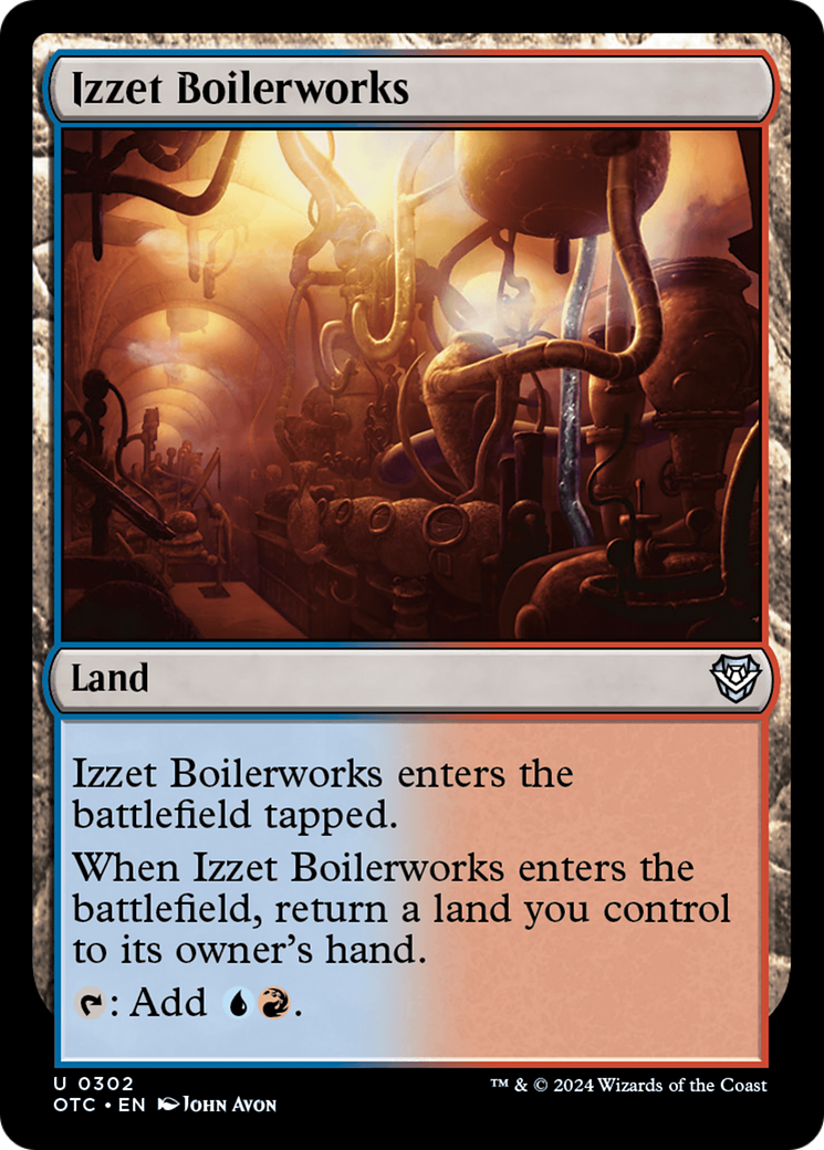 Izzet Boilerworks [Outlaws of Thunder Junction Commander] | Mega City Incorporated