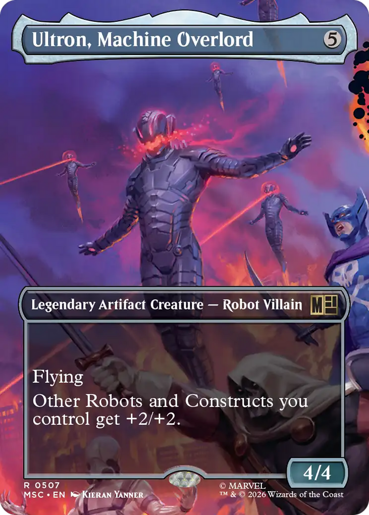 Ultron, Machine Overlord (Borderless) [Marvel Super Heroes Commander] | Mega City Incorporated