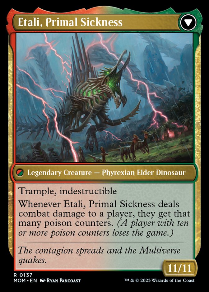 Etali, Primal Conqueror // Etali, Primal Sickness [March of the Machine] | Mega City Incorporated