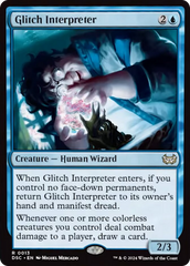 Glitch Interpreter (Extended Art) [Duskmourn: House of Horror Commander] | Mega City Incorporated