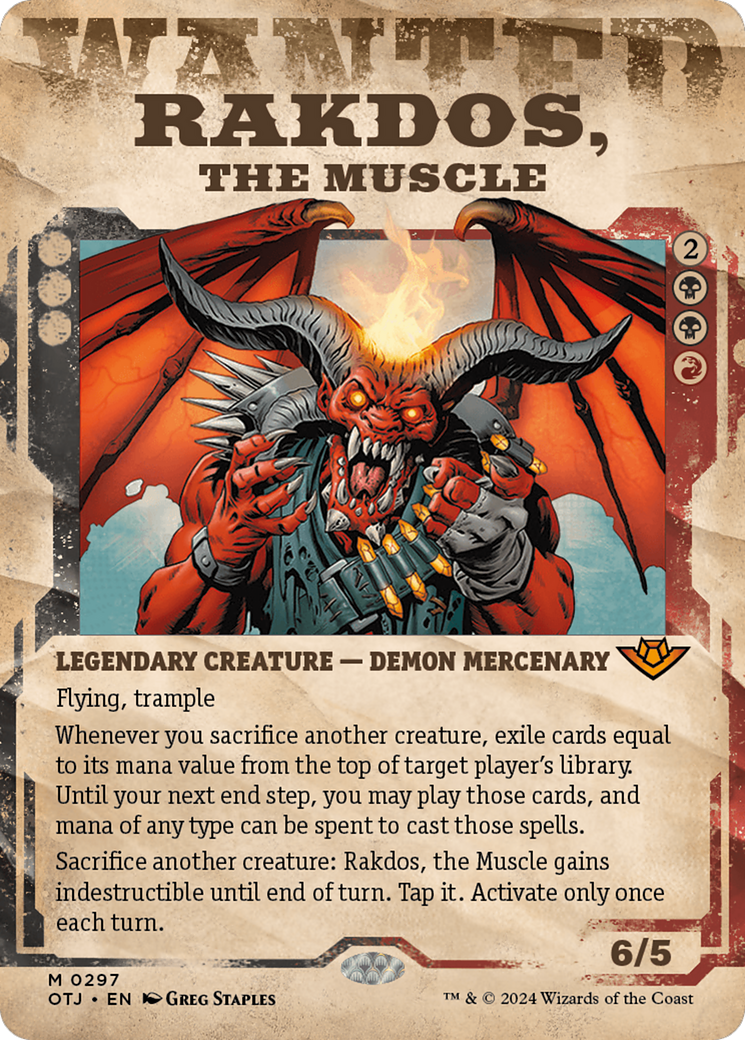 Rakdos, the Muscle (Showcase) [Outlaws of Thunder Junction] | Mega City Incorporated